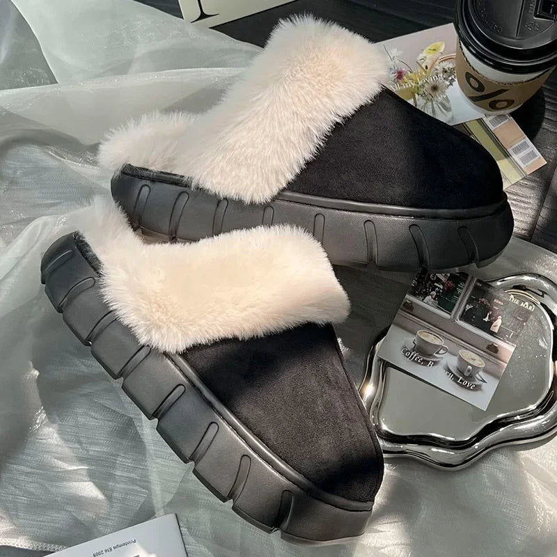 Fluffy Indoor Comfort Slippers